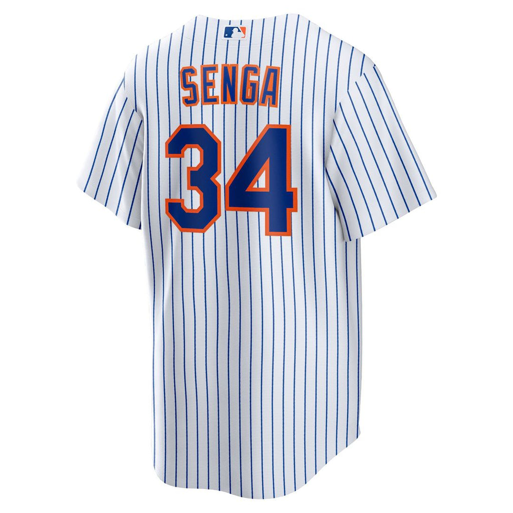 New York Mets Kodai Senga Home Replica Jersey | White/Royal