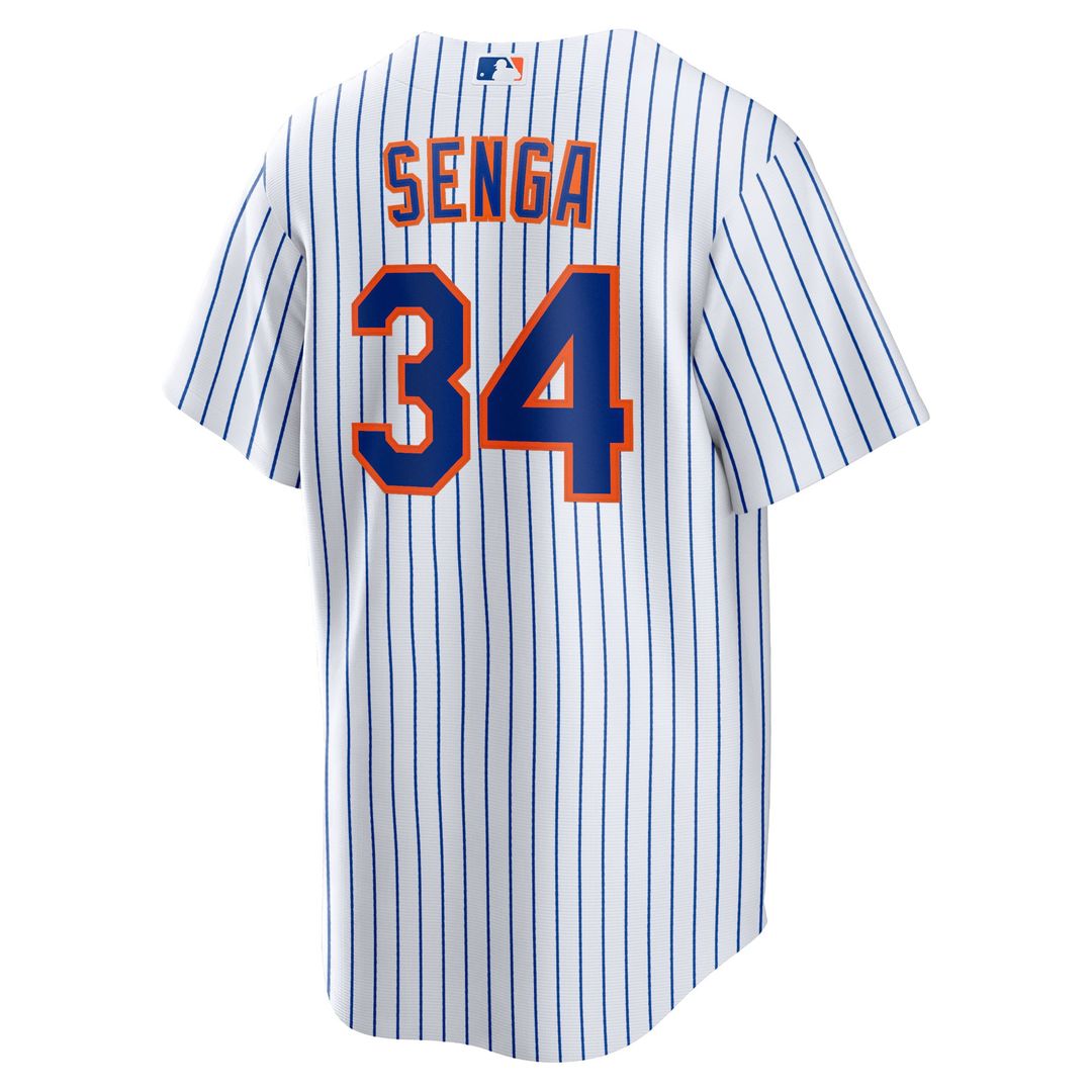 New York Mets Kodai Senga Home Replica Jersey | White/Royal