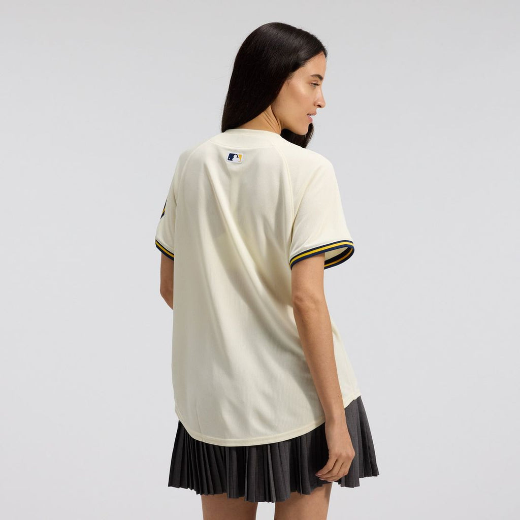 Milwaukee Brewers Women's Home Limited Jersey | Cream