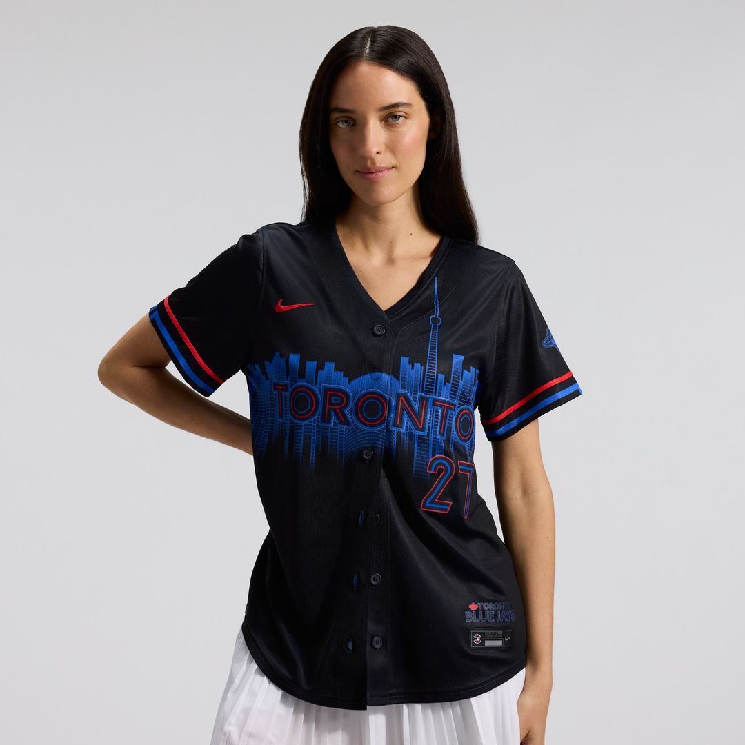 Toronto Blue Jays Vladimir Guerrero Jr. Women's 2024 City Connect Limited Jersey | Navy