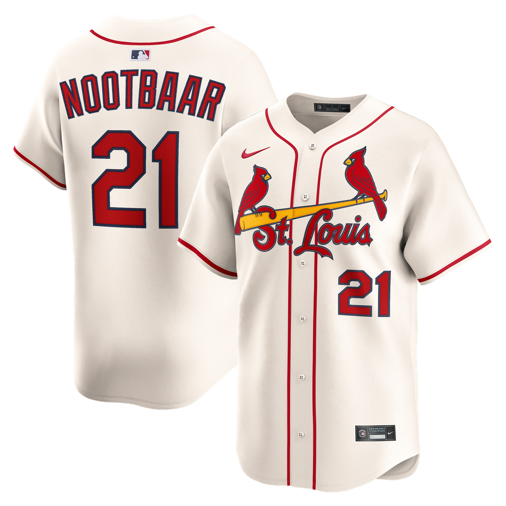 St. Louis Cardinals Lars Nootbaar Alternate 2 Limited Jersey | Cream
