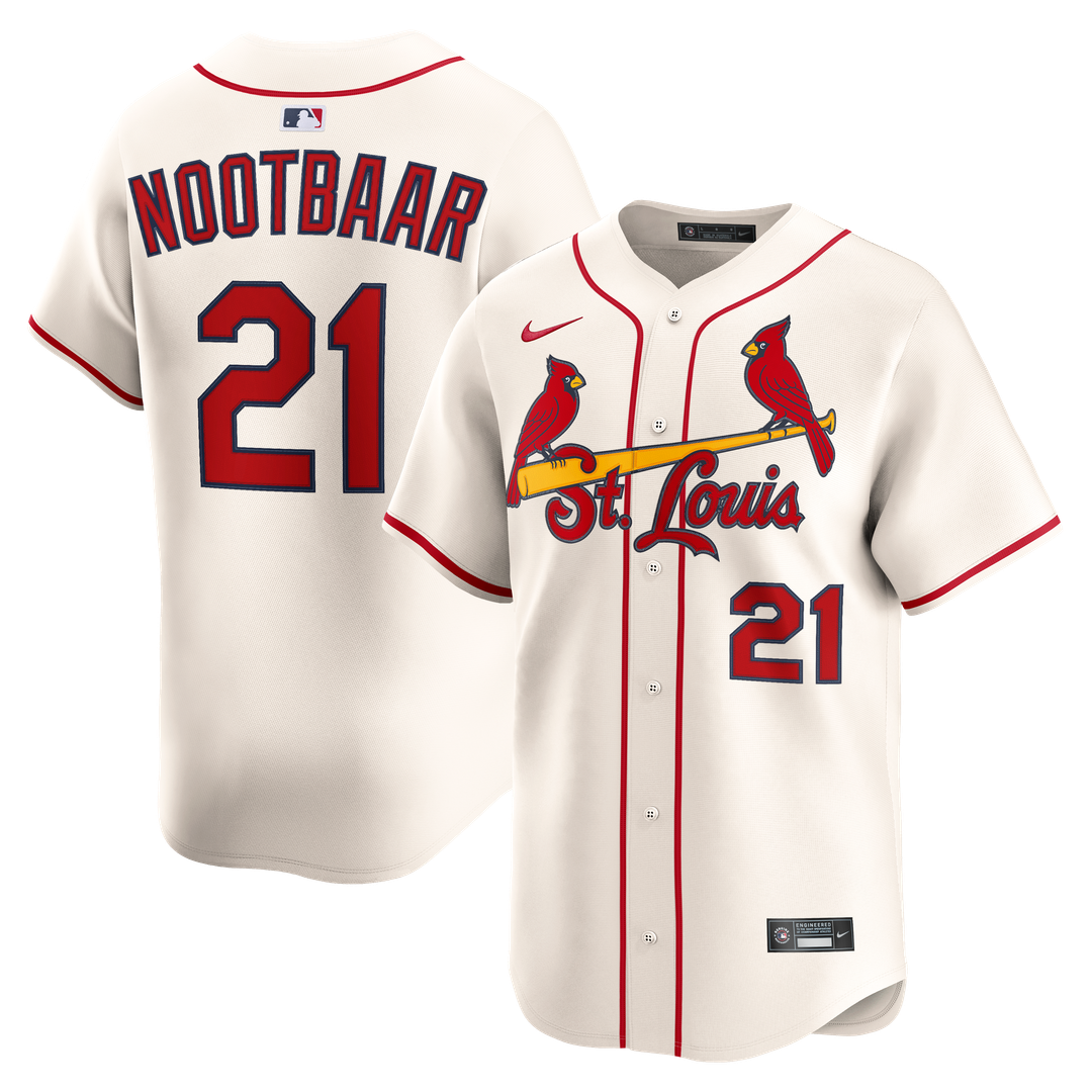 St. Louis Cardinals Lars Nootbaar Alternate 2 Limited Jersey | Cream