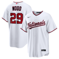 Washington Nationals James Wood Home Replica Jersey | White