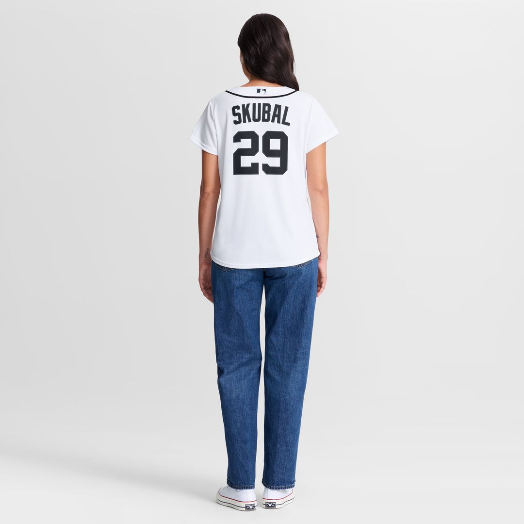 Detroit Tigers Tarik Skubal Women's Home Replica Jersey | White