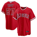 Los Angeles Angels Mike Trout Alternate Replica Jersey | Red