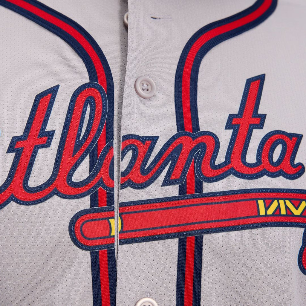 Atlanta Braves Ozzie Albies Road Limited Jersey | Gray