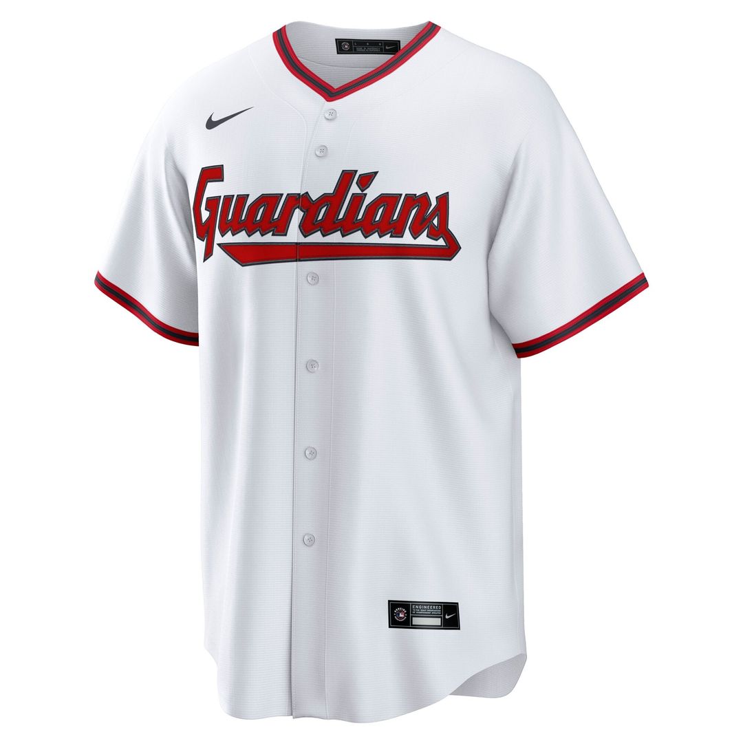 Cleveland Guardians José Ramírez Home Replica Jersey | White