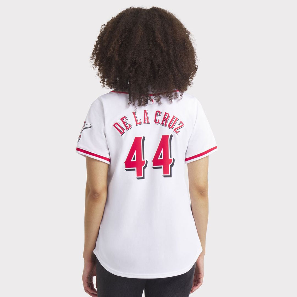 Cincinnati Reds Elly De La Cruz Women's Home Limited Jersey | White