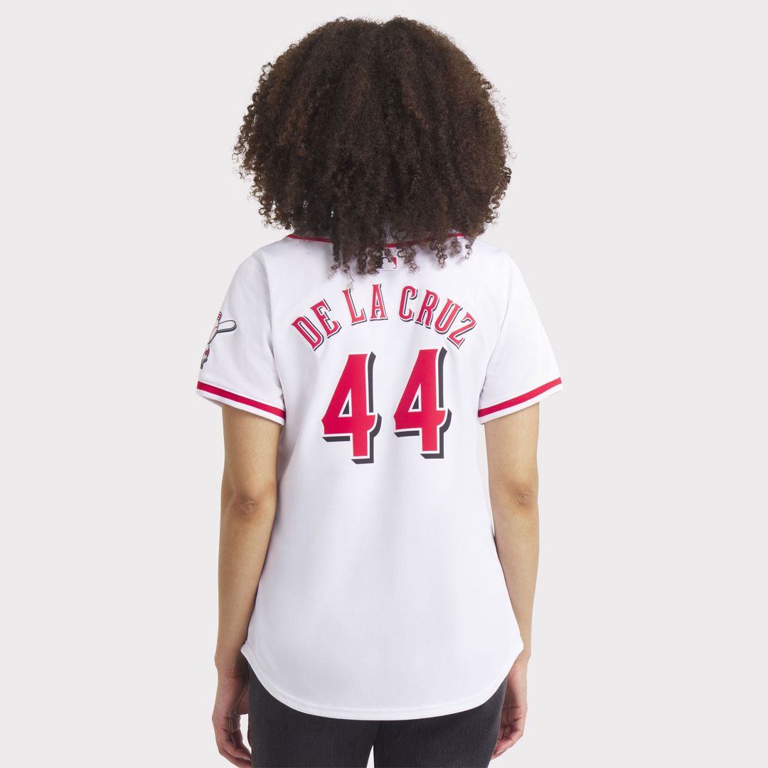 Cincinnati Reds Elly De La Cruz Women's Home Limited Jersey | White