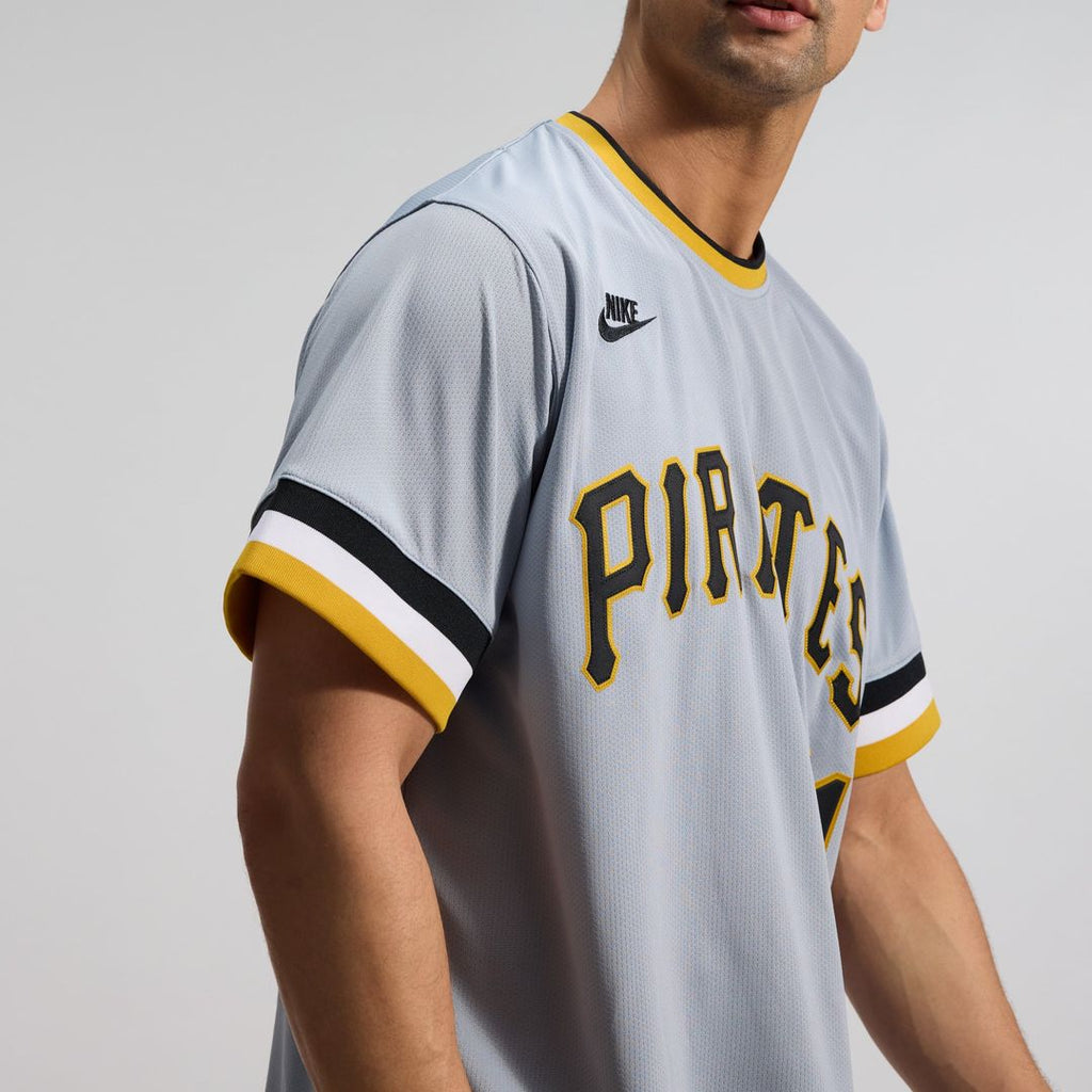 Pittsburgh Pirates Roberto Clemente Throwback Cooperstown Limited Jersey | Gray
