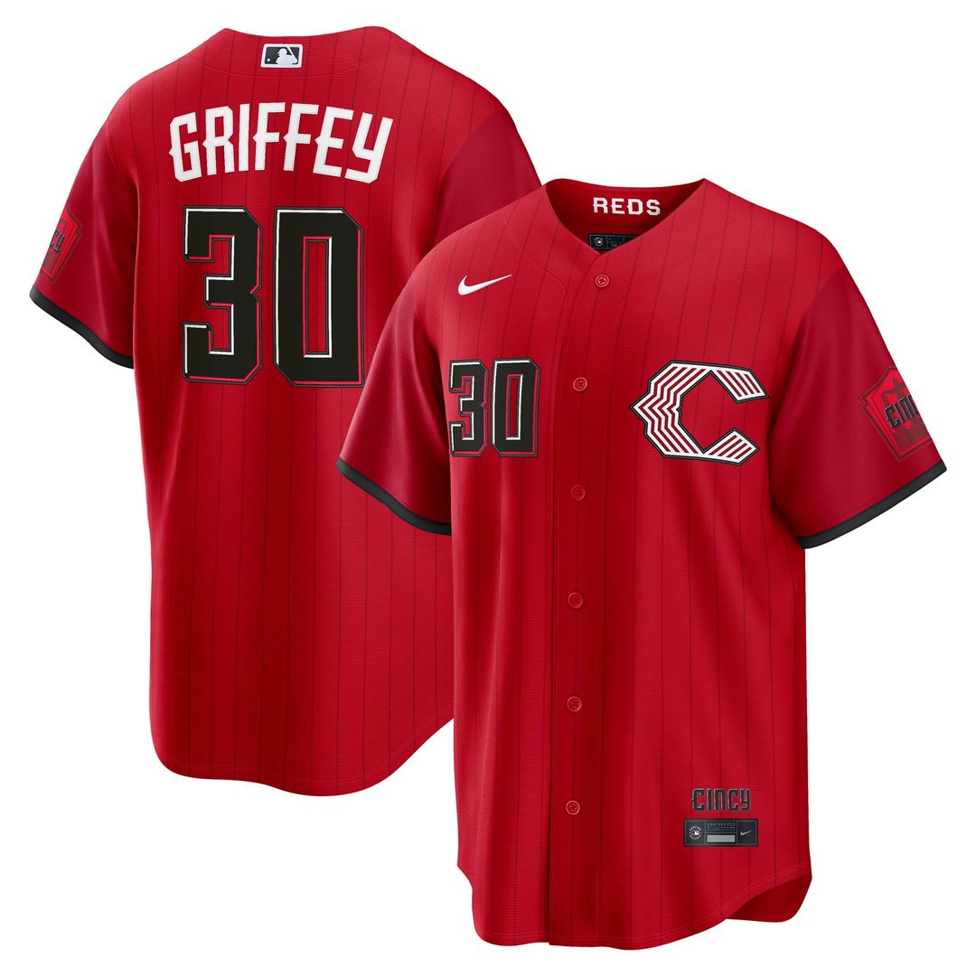 Cincinnati Reds Ken Griffey Jr. 2026 City Connect Stadium Jersey | Red