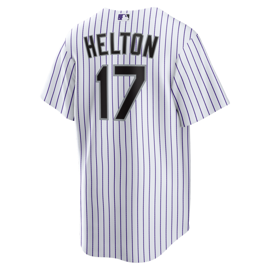 Colorado Rockies Todd Helton Home Retired Replica Jersey | White