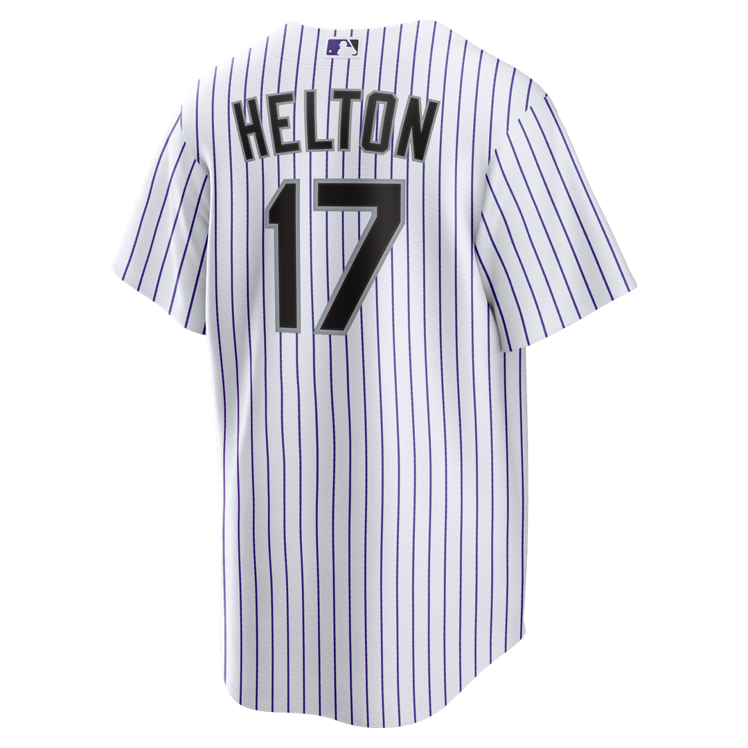 Colorado Rockies Todd Helton Home Retired Replica Jersey | White