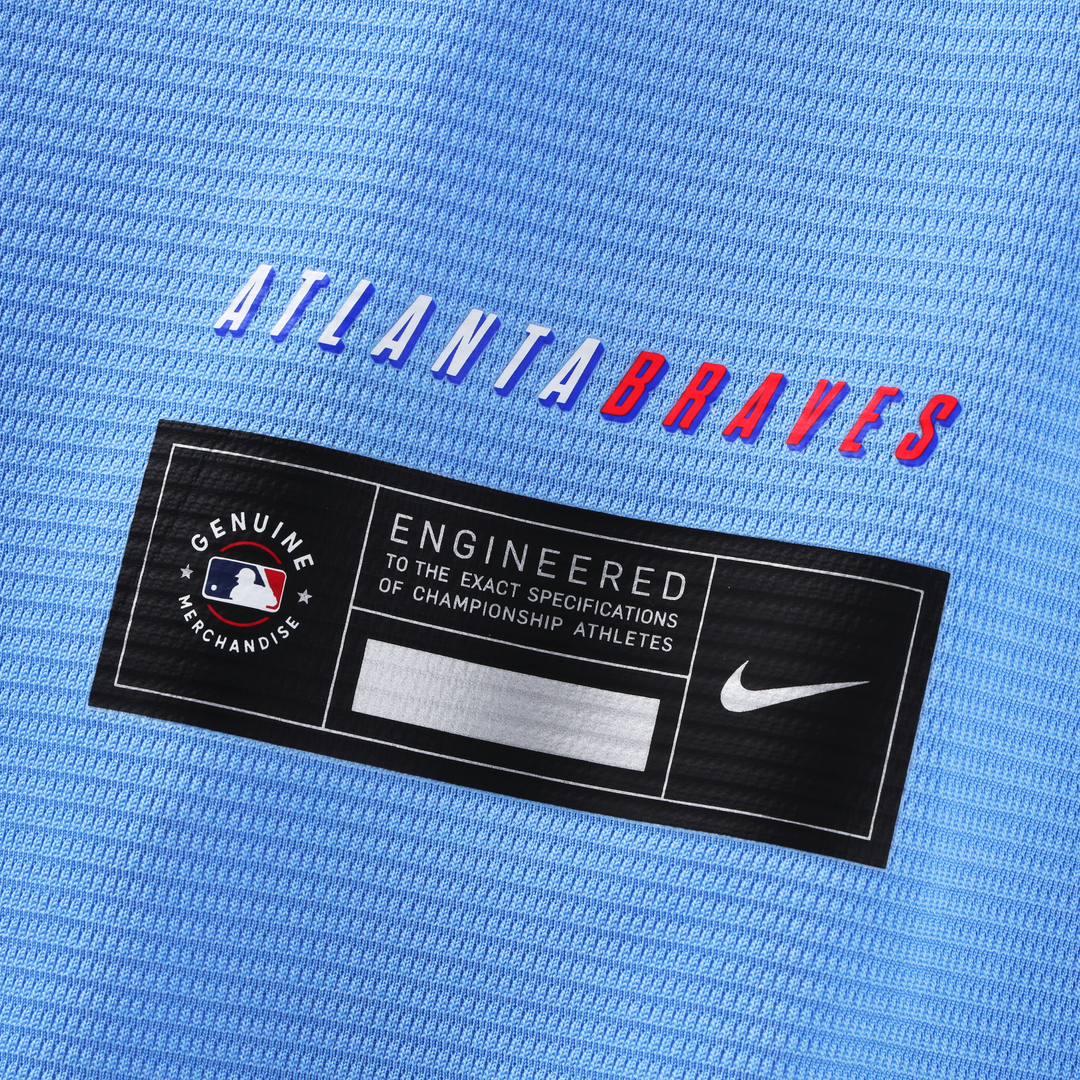 Atlanta Braves Matt Olson 2026 City Connect Stadium Jersey | Powder Blue