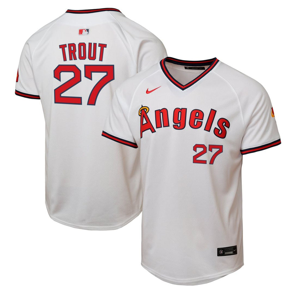 Los Angeles Angels Mike Trout Youth Alternate 2 Limited Jersey | White