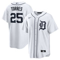 Detroit Tigers Gleyber Torres Home Replica Jersey | White