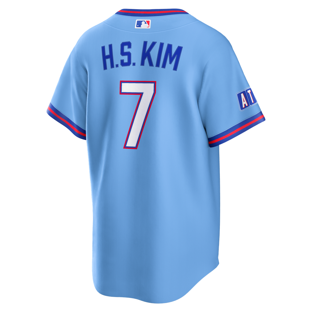 Atlanta Braves Ha - Seong Kim 2026 City Connect Stadium Jersey | Powder Blue
