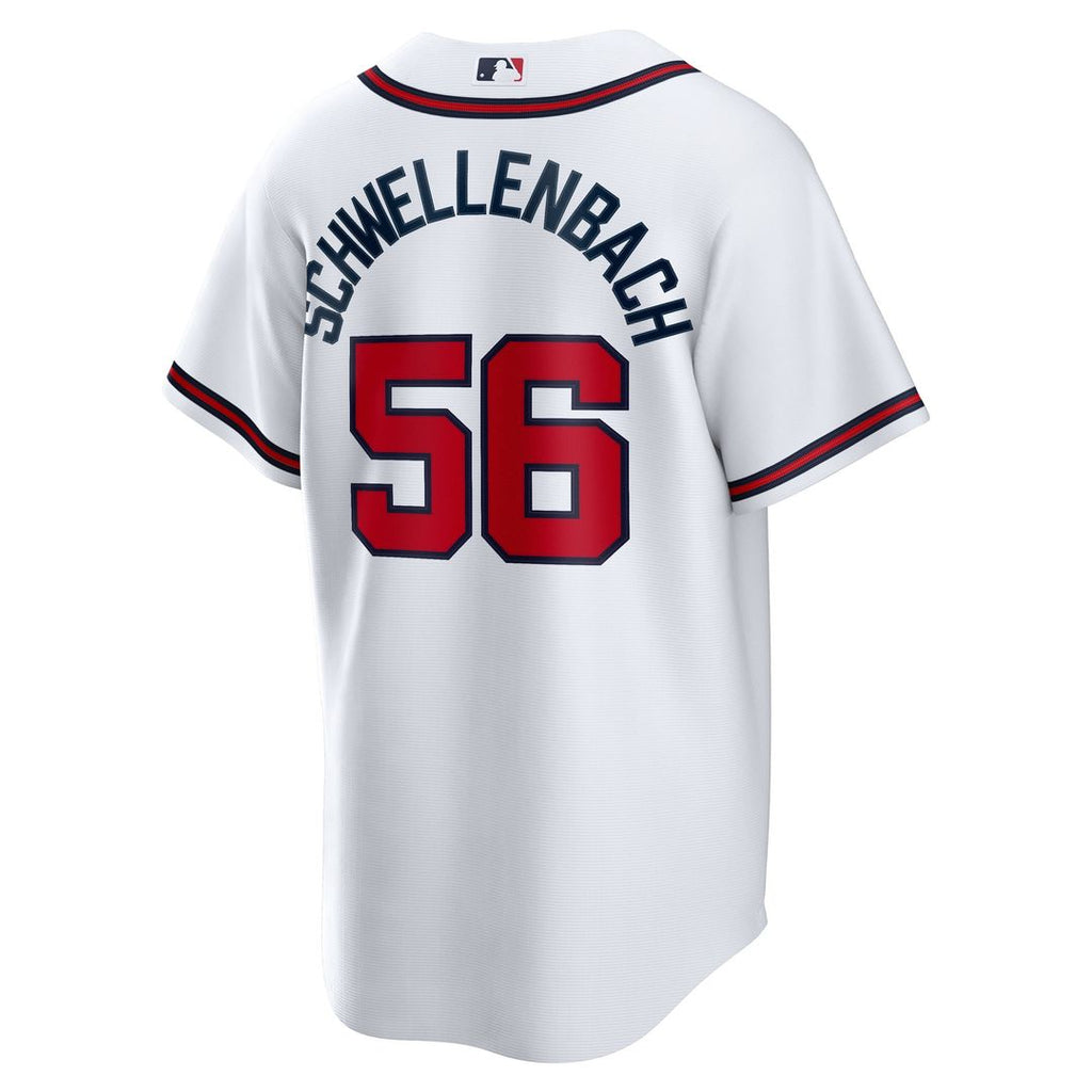 Atlanta Braves Spencer Schwellenbach Home Replica Jersey | White