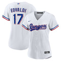Texas Rangers Nathan Eovaldi Women's Home Replica Jersey | White