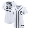 Detroit Tigers Gleyber Torres Women's Home Replica Jersey | White
