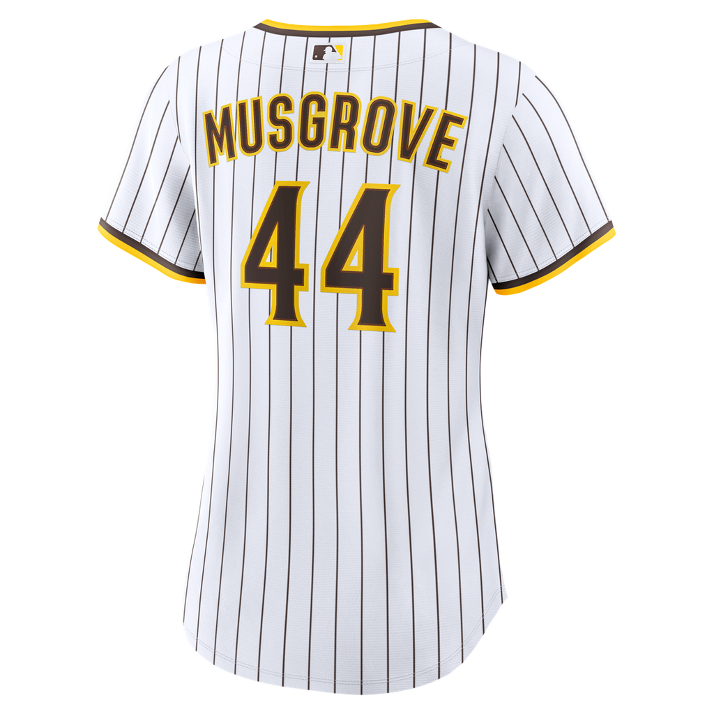 San Diego Padres Joe Musgrove Women's Home Replica Jersey | White