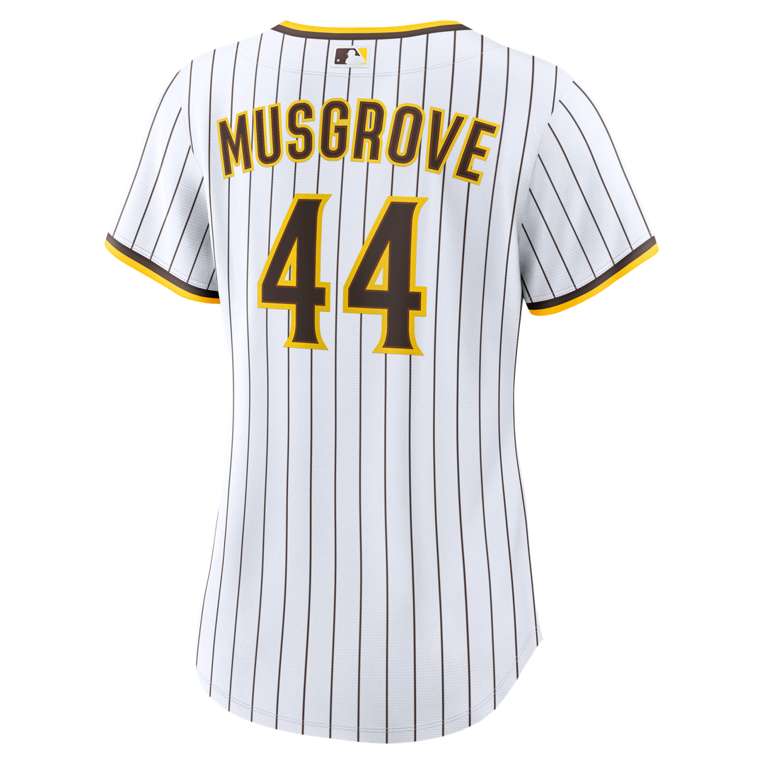 San Diego Padres Joe Musgrove Women's Home Replica Jersey | White