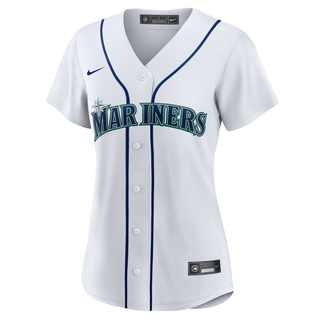 Seattle Mariners Julio Rodriguez Women's Home Replica Jersey | White