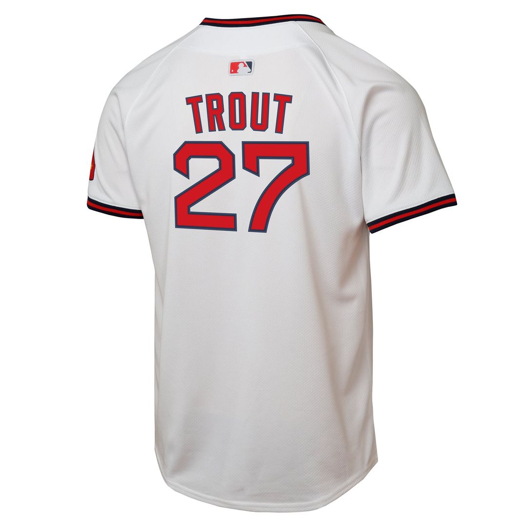 Los Angeles Angels Mike Trout Youth Alternate 2 Limited Jersey | White