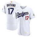 Los Angeles Dodgers Shohei Ohtani 2026 Gold Collection Authentic Jersey | White