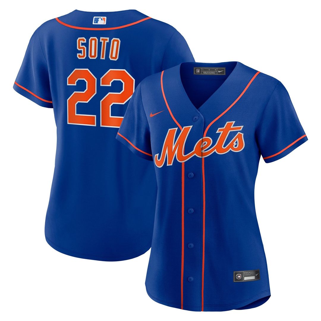 New York Mets Juan Soto Women's Alternate Replica Baseball Jersey | Royal