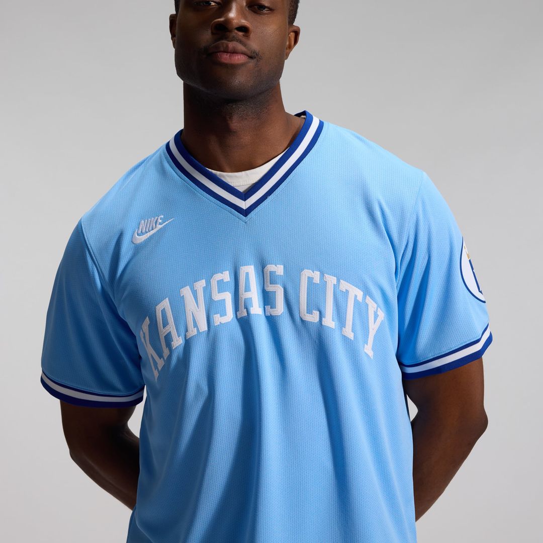 Kansas City Royals Bo Jackson Throwback Cooperstown Limited Jersey | Light Blue