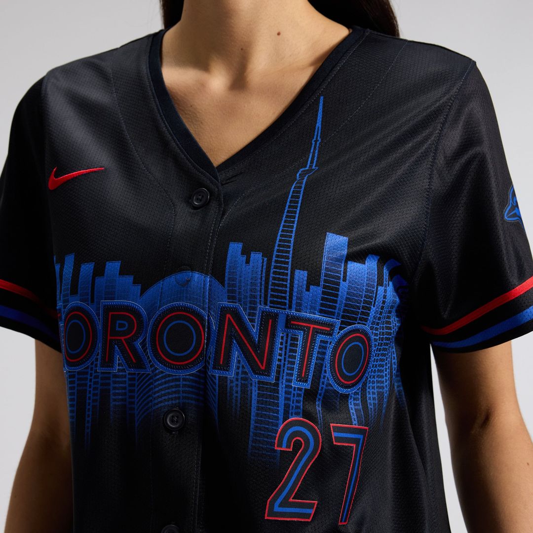 Toronto Blue Jays Vladimir Guerrero Jr. Women's 2024 City Connect Limited Jersey | Navy