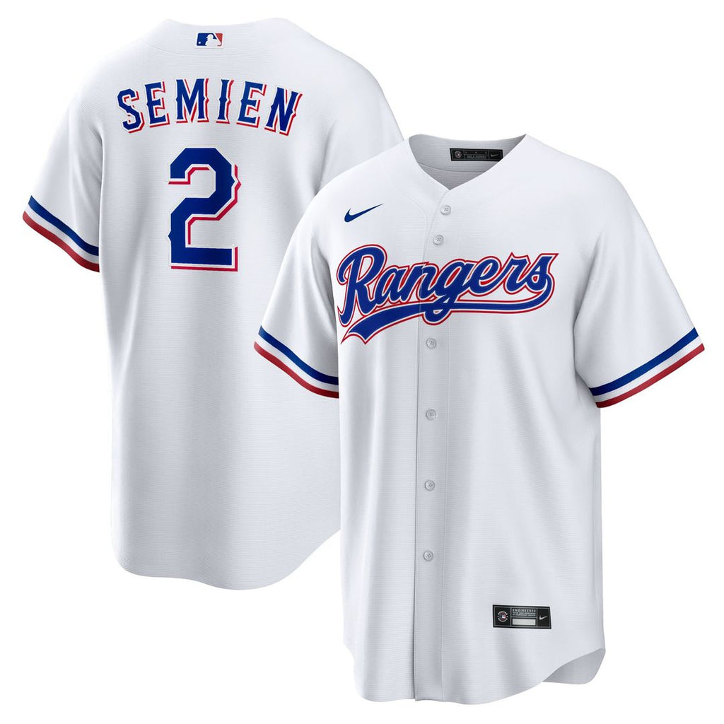 Texas Rangers Marcus Semien Home Replica Jersey | White